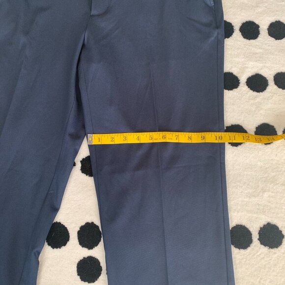 Greg Norman Golf Pants Navy Straight Leg Performance Business Chino - Picture 9 of 11
